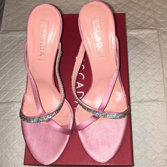 Escada GINA lavender crystal shoes - Picture 1 of 6